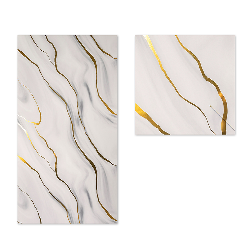 new living room UV marble grain wall sticker Easy Cleaning Beautiful Interior decoration ixpe wall p