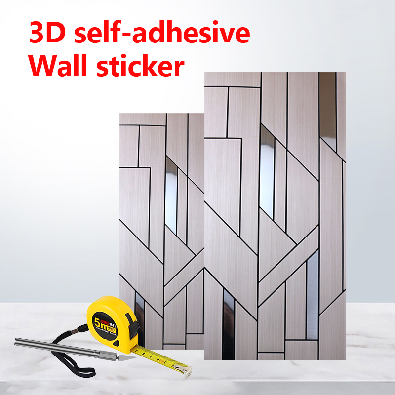 modern design ixpe self-adhesive wall covering Waterproof mosaic wall sticker for kitchen bathroom