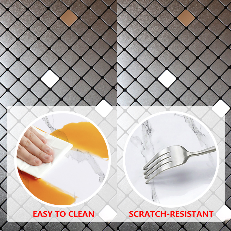 Non-Toxic easy peel 3d wall stickers home decor self-adhesive mosaic wall sticker for Bedroom Living Room