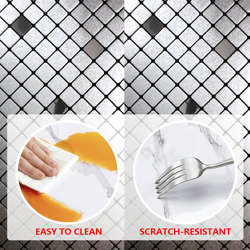 cost-effective High Quality Waterproof 3d wall sticker modern design self adhesive mosaic wall sticker easy peel