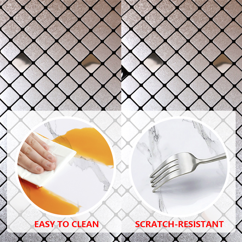 hot sale custom kitchen living room waterproof IXPE mosaic self adhesive 3d wall stickers home decoration