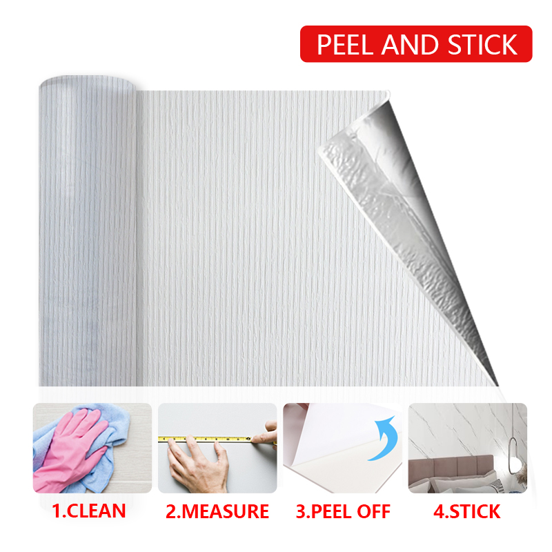 latest design peel stick wall stickers high quality Sound Insulation self adhesive ixpe raised soft clay wall sticker