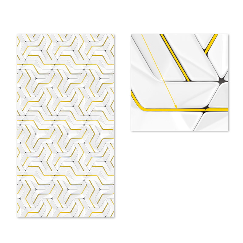 Mold Resistant Waterproof Ixpe Wallpapers Self-Adhesive Wall Sticker for Bathroom and Kitchen