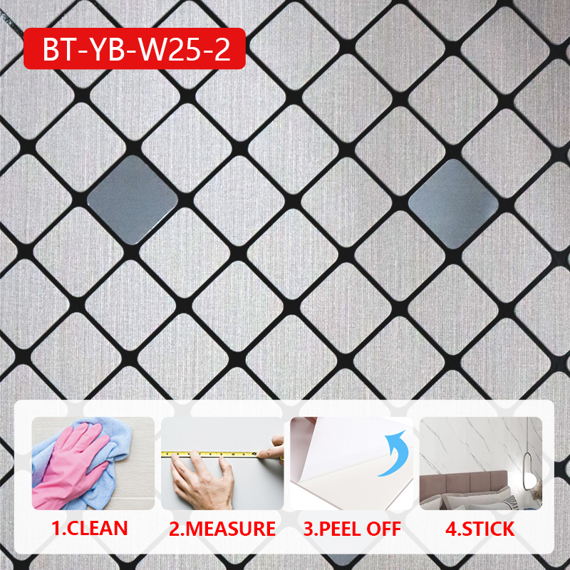 hot sale custom kitchen living room waterproof IXPE mosaic self adhesive 3d wall stickers home decor