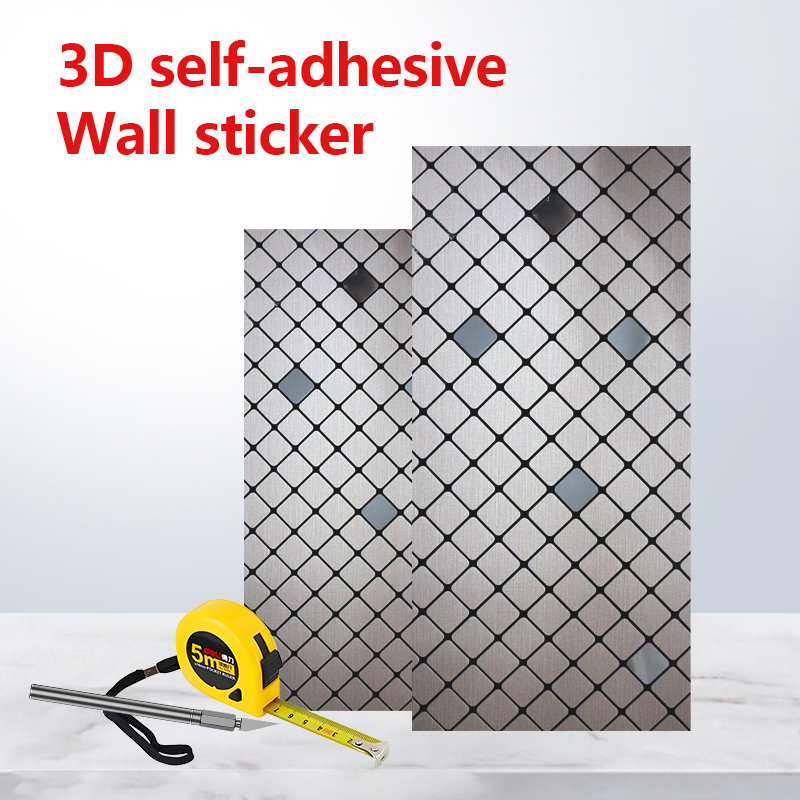 hot sale custom kitchen living room waterproof IXPE mosaic self adhesive 3d wall stickers home decoration