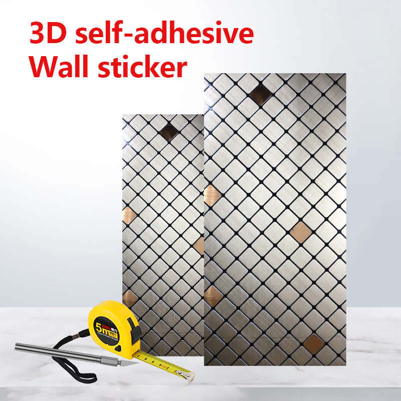 Eco-Friendly IXPE mosaic self adhesive stickers waterproof home decorations 3d wall sticker