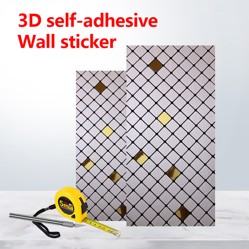 cost-effective High Quality Waterproof 3d wall sticker modern design self adhesive mosaic wall sticker easy peel