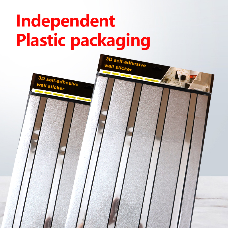 Eco-Friendly decorative 3 d IXPE wall sticker Soundproof self adhesive mosaic sticker for kitchen bathroom