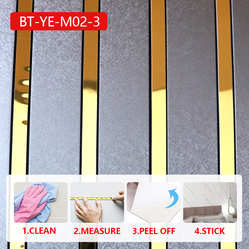 Sound Insulation IXPE mosaic wall sticker custom self adhesive home decor wall sticker 3d for living