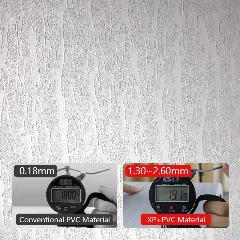 cheap IXPE Raised Soft Clay wall sticker rolls self adhesive home decor custom wall sticker for livi