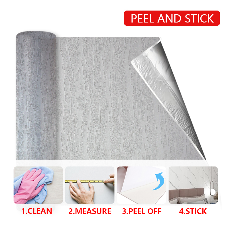 cheap IXPE Raised Soft Clay wall sticker rolls self adhesive home decor custom wall sticker for living room bedroom