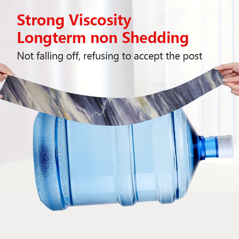 Easy Clean Surface Self-Adhesive Wall Paper Marble Sheet Sticker for Living Room and Bedroom