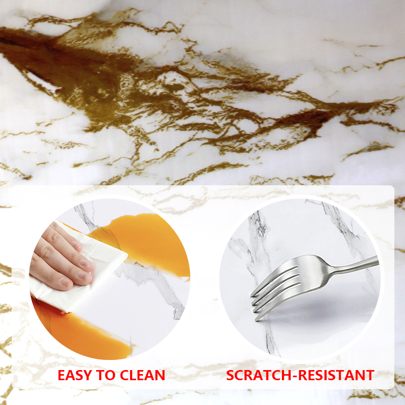 new living room UV marble grain wall sticker Easy Cleaning Beautiful Interior decoration ixpe wall panel sticker wholesale