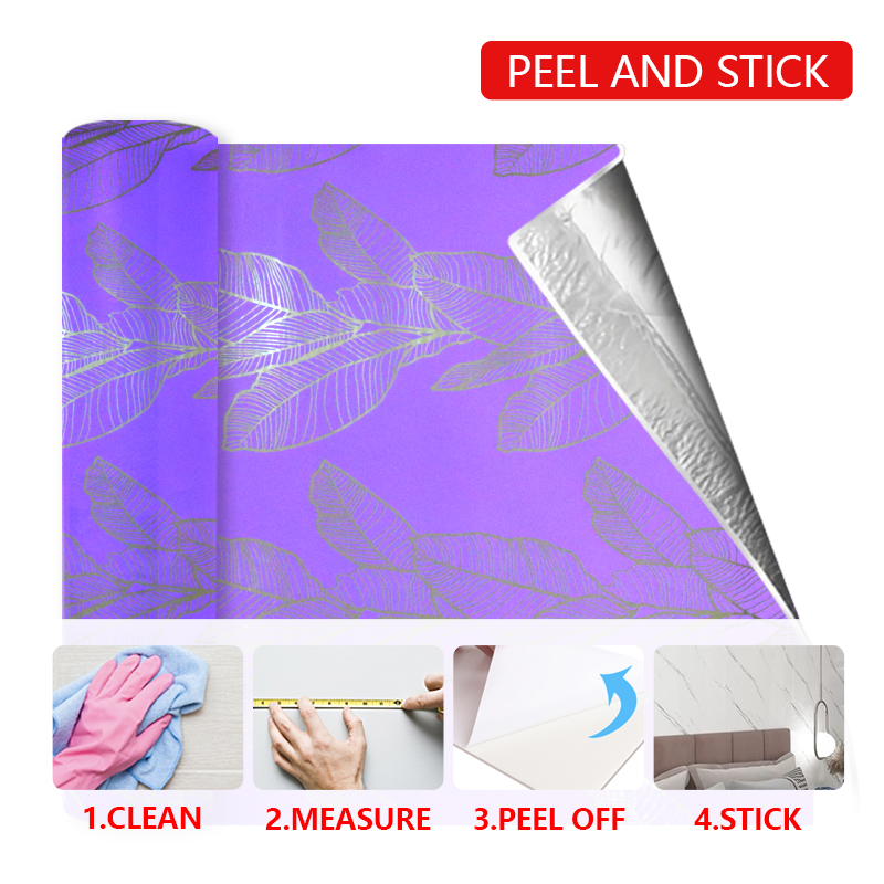 Easy Clean Surface Self-Adhesive Wall Paper Marble Sheet Sticker for Living Room and Bedroom