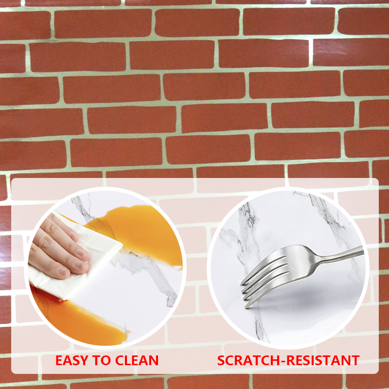 Removable Reusable Design Premium Marble Wall Sticker Peel and Stick Wallpapers for Easy Home Decoration