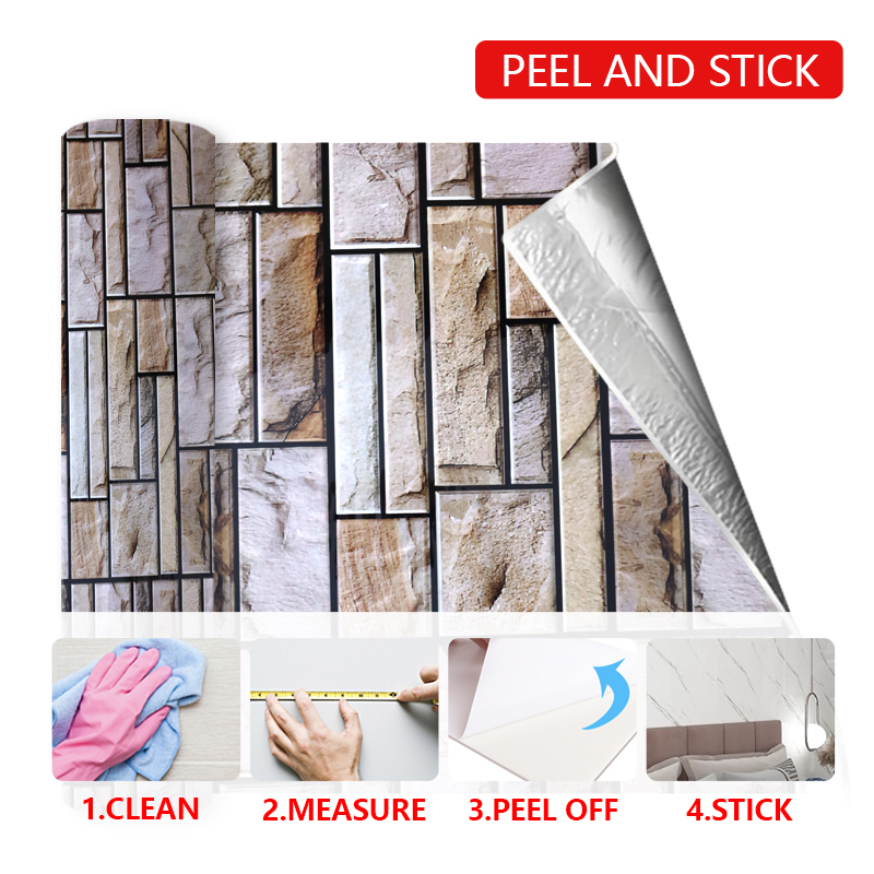 Easy Install Removable Wallpapers Peeland Stick Wall Sticker Paper for Quick Room Transformation