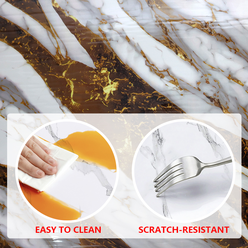 Mold Resistant Waterproof Ixpe Wallpapers Self-Adhesive Wall Sticker for Bathroom and Kitchen