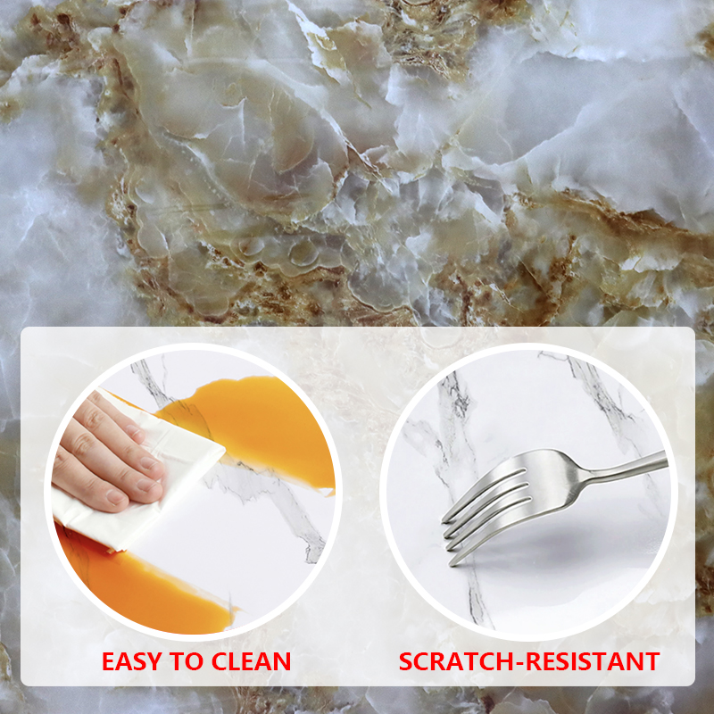 Ixpe Self Adhesive Marble Sheet Sticker Waterproof Home Decor for Modern Interiors