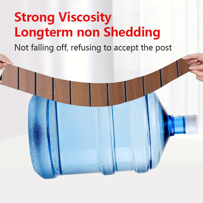 hot selling self-adhesive grille wall sticker anti scratch decorative pvc IXPE wood texure wall sticker