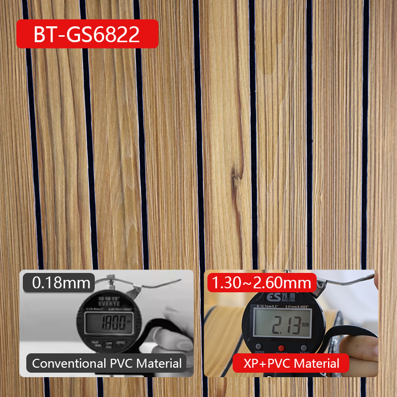 new design waterproof ixpe fluted wall sticker anti scratch high glossy self adhesive wall marble st