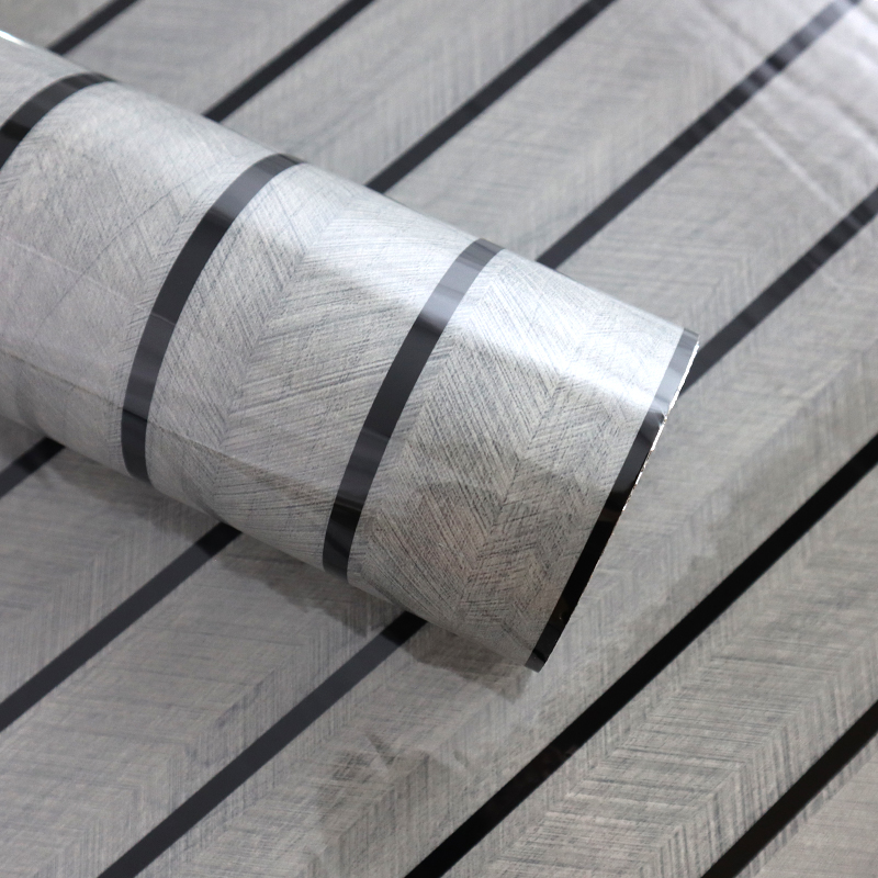 OEM Home Decor 3d grille self adhesive wall sticker Removable wood grain IXPE fluted wall panel sticker