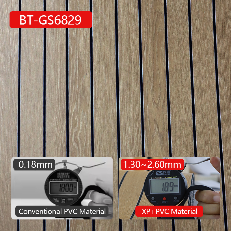 wholesale 3d self adhesive wood pattern sticker oil proof fluted wall stickers for kitchen living ro