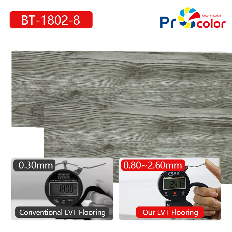 wholesale Eco-friendly easy installing 0.9-2mm thick lvt floor self adhesive for home office