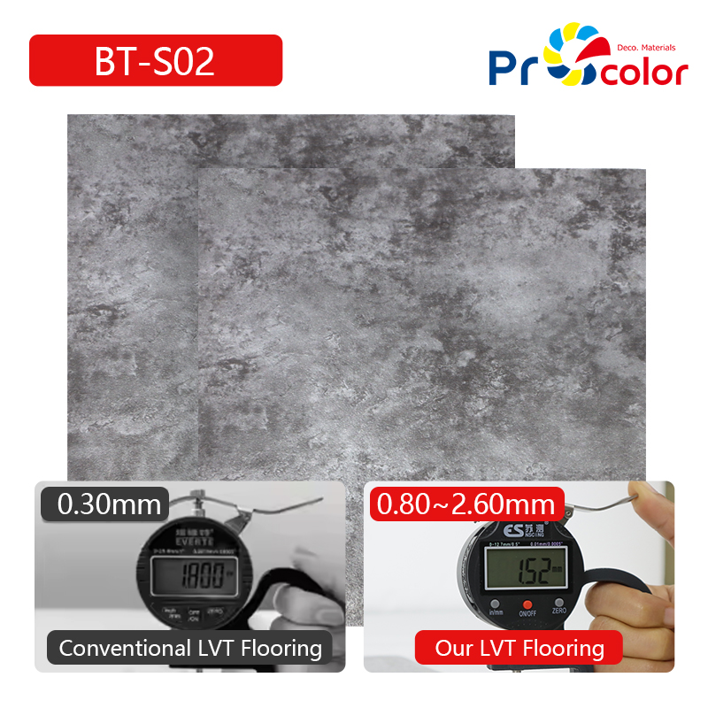 high quality Self-Adhesive LVT Flooring Slip Resistant waterproof vinyl lvt flooring for Apartment Family Home