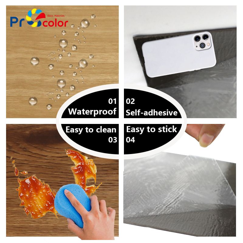 cheap office home indoor Anti-scratch wood grain PVC lvt floor self adhesive rectangle lvt floor tiles