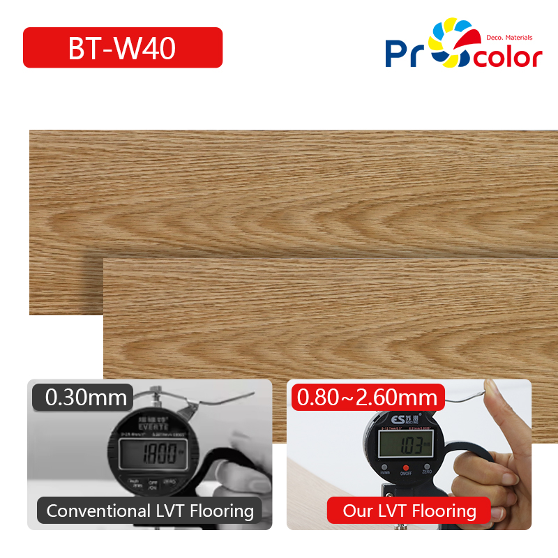 high quality Self-Adhesive LVT Flooring Slip Resistant waterproof vinyl lvt flooring for Apartment Family Home