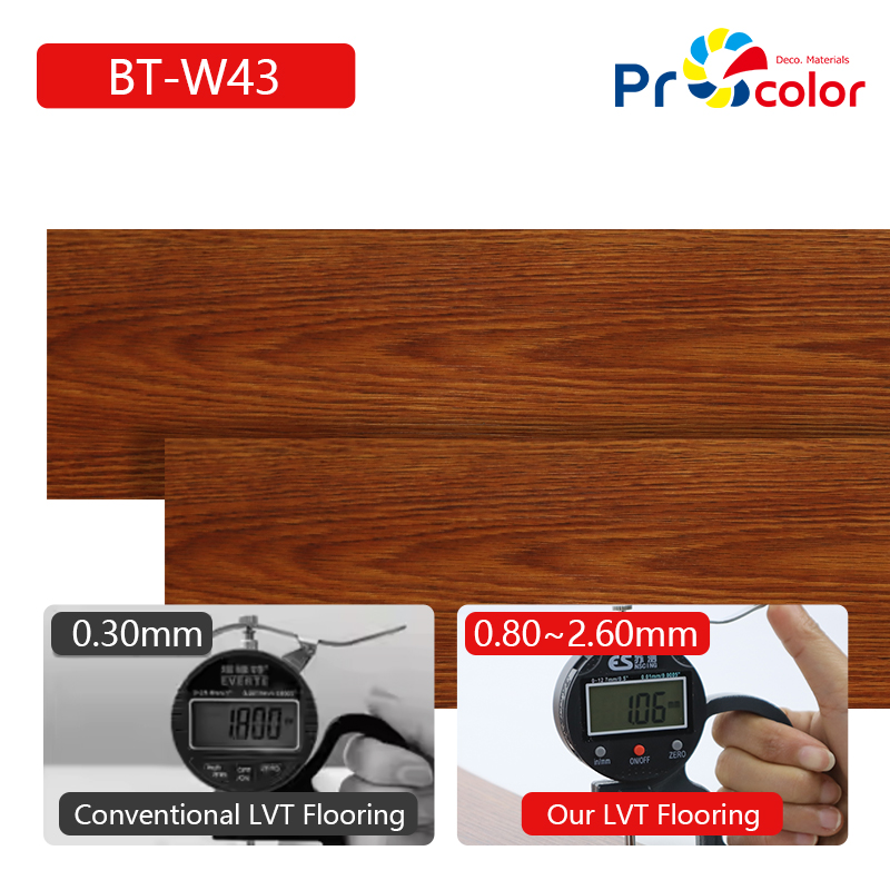 modern design Wear Resistant Self Adhesive LVT Flooring Anti-scratch wood grain pvc vinyl floor tile