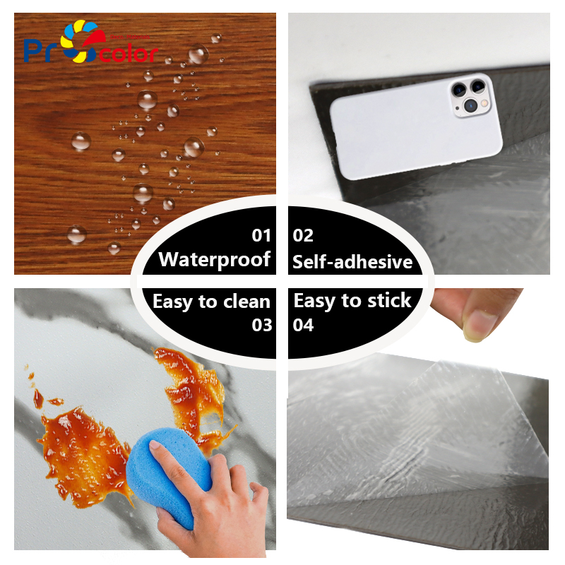 modern design Wear Resistant Self Adhesive LVT Flooring Anti-scratch wood grain pvc vinyl floor tile